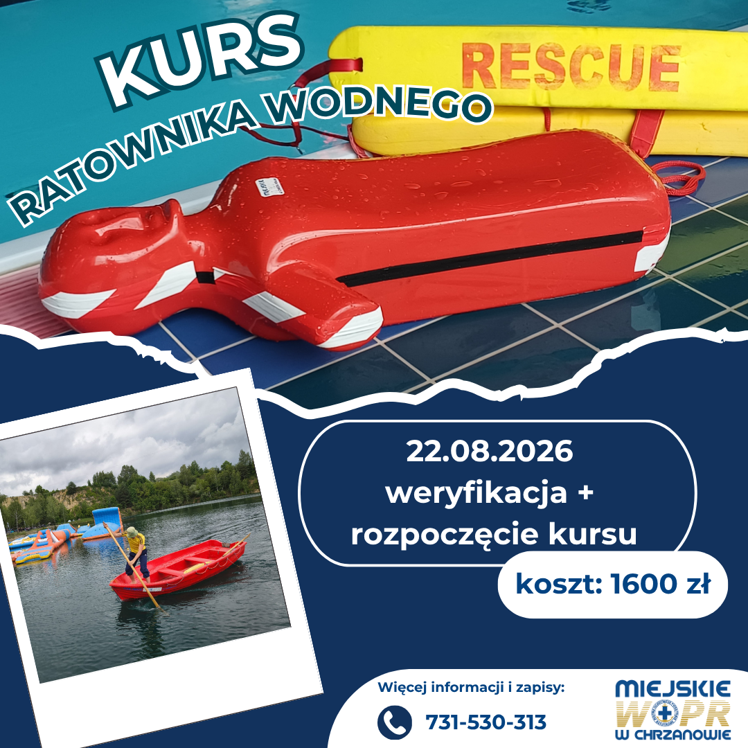 Read more about the article Ruszają zapisy na kurs Ratownika Wodnego