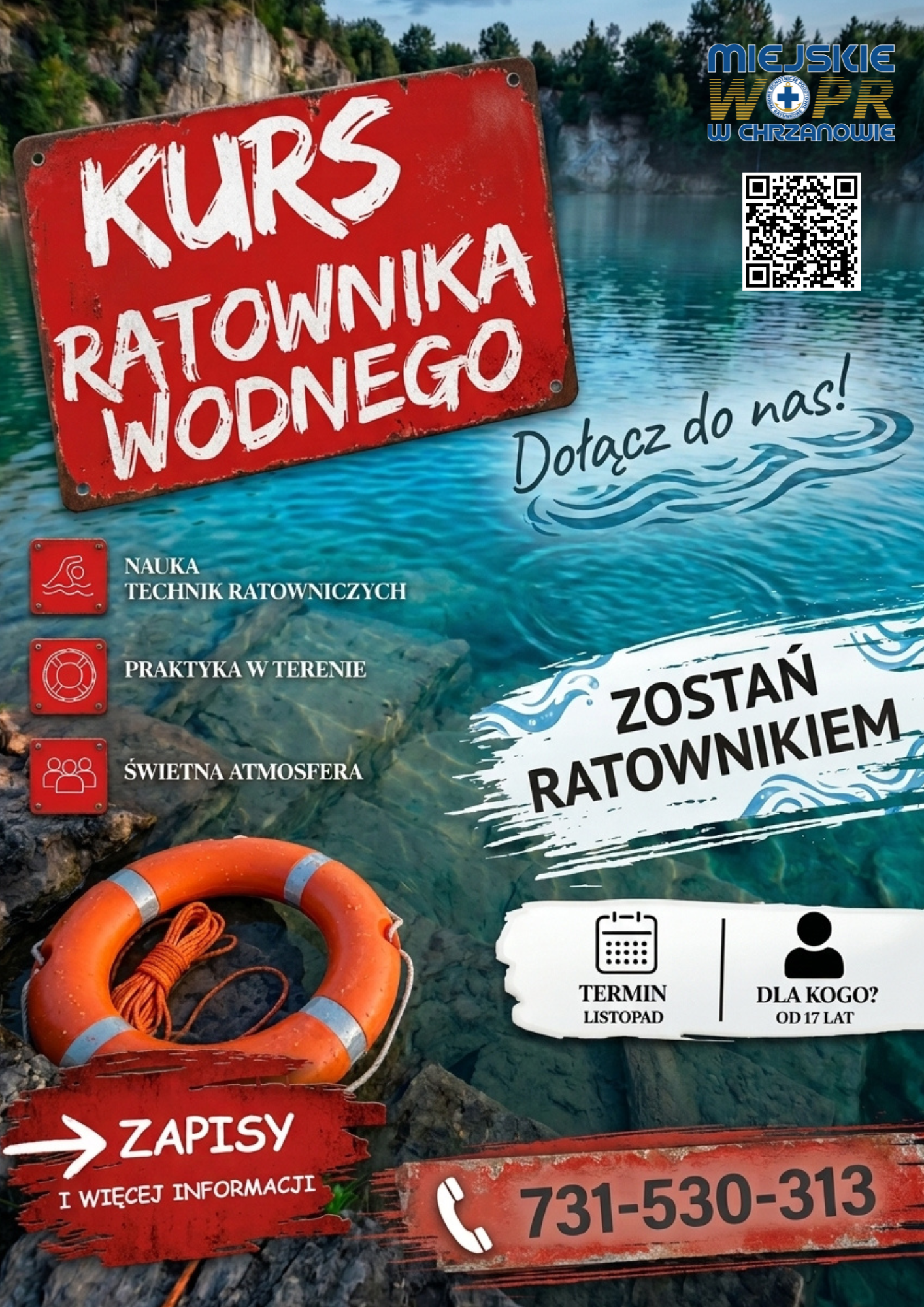Read more about the article 🌊 Kurs Ratownika Wodnego – listopad